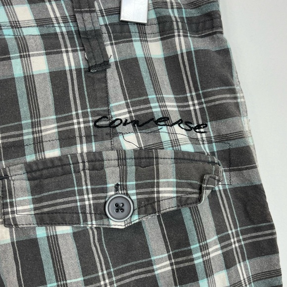 Vintage Converse Plaid Skater Shorts Sz 30 - Picture 9 of 10